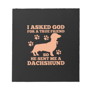 Bloc-note Dachshund Est Mon Vrai Ami