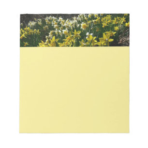Bloc-note Daffodiles jaunes et blancs Fleurs de printemps