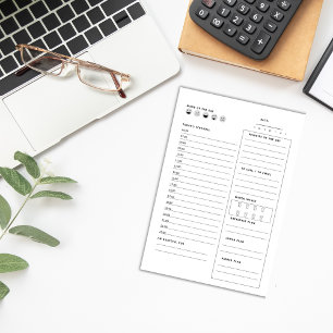 Bloc-note Daily Agenda  Notepad