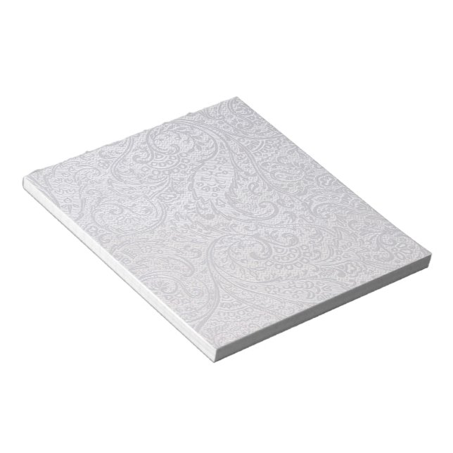 Bloc-note Damas blanc (Incliné)