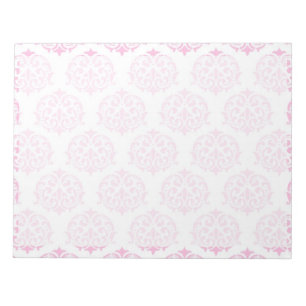 Bloc-note Damas rose pâle