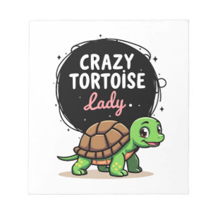Bloc-note Dame Tortue Folle Tortues Maman Femmes Tortue (2)