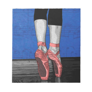 Bloc-note Danse Ballerina Ballet Chaussures
