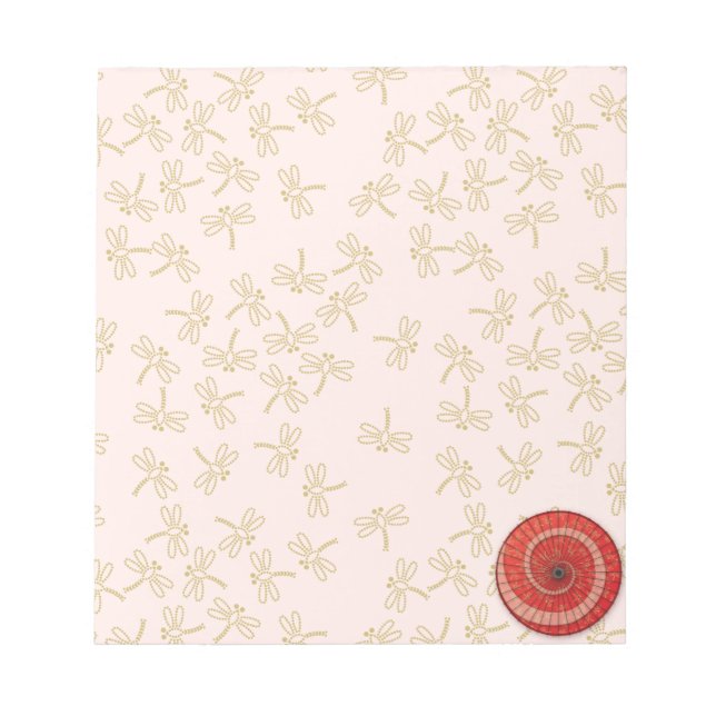 Bloc-note danse de libellule (Devant)