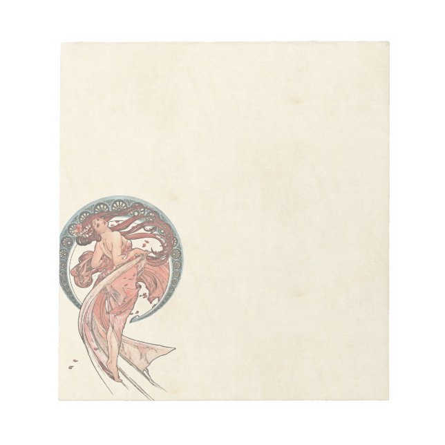 Bloc-note Danse par Alfons Mucha 1898 (Devant)