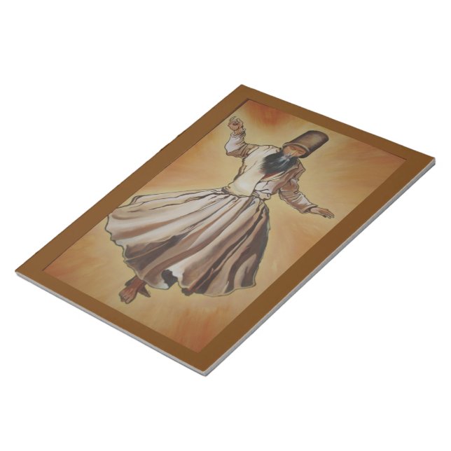 Bloc-note Danser Dervish Dynastie ottomane Art (Incliné)