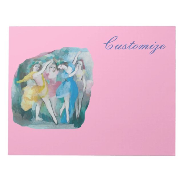 Bloc-note Danseurs Girl Ballerina Thunder_Cove (Devant)