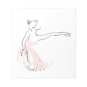 Bloc-note Danseuse de ballet