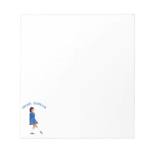 Bloc-note Danseuse Irlandaise Soft Shoe en Bleu