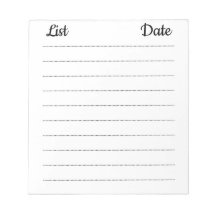 Date de liste