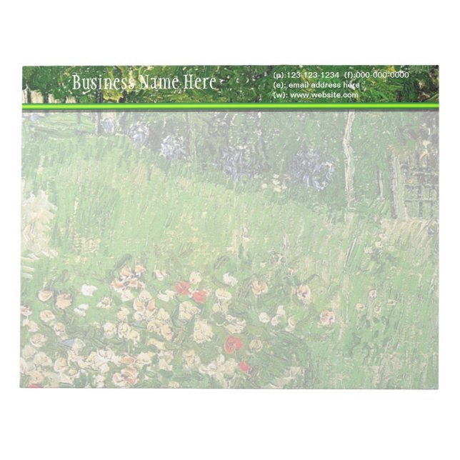 Bloc-note Daubigny's Garden, Vincent Van Gogh. beau (Devant)