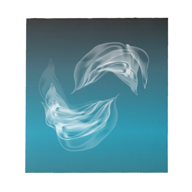 Bloc-note Dauphins Abstraits en jeu (Devant)