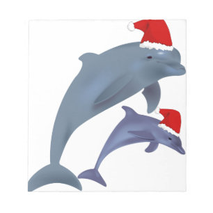 Bloc-note Dauphins de père Noël