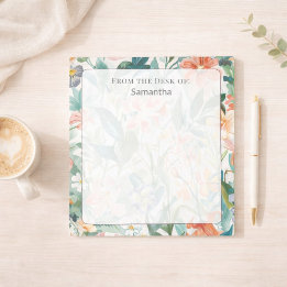 Bloc-note De la part de Custom Floral Stationery