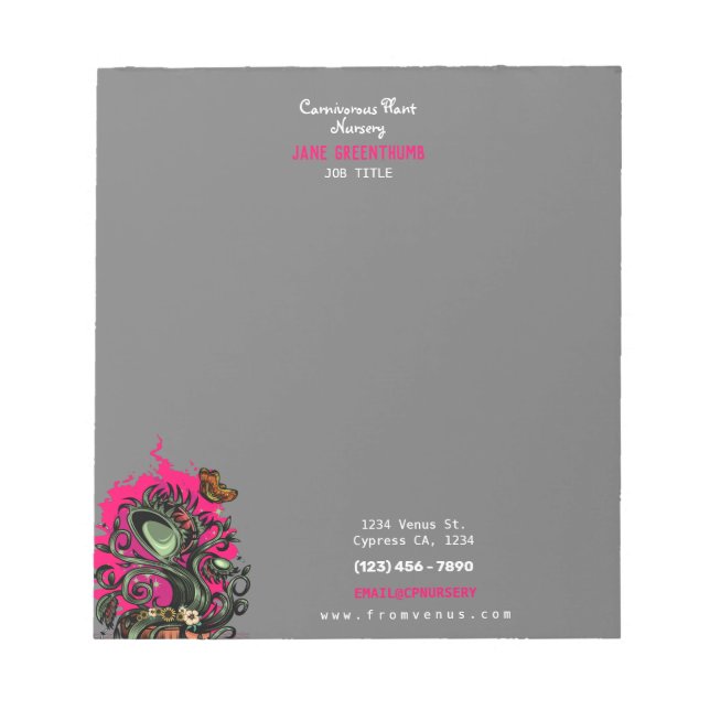 Bloc-note De Venus (Devant)