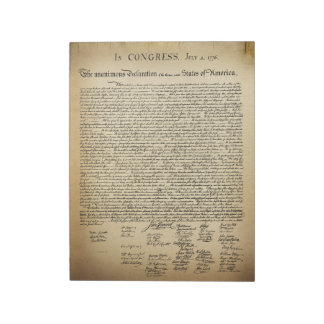 Bloc-note Déclaration d'indépendance vintage