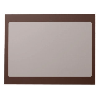 Bloc-note Décor Brown Profond Et Riche Personnalisable