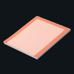 Bloc-note Décor couleur corail saumon prêt à Customiser<br><div class="desc">Ce produit design personnalisé dans un décor de corail saumon rose pour vous-même ou comme cadeau sûr de faire une impression en toutes occasions. Cliquez sur le bouton "Customisez-le !" pour afficher les outils permettant de customiser ce produit si vous souhaitez utiliser un éditeur de texte et un chargeur d'images....</div>