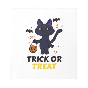 Bloc-note déguisement de chat drôle d'Halloween cadeau d'Hal