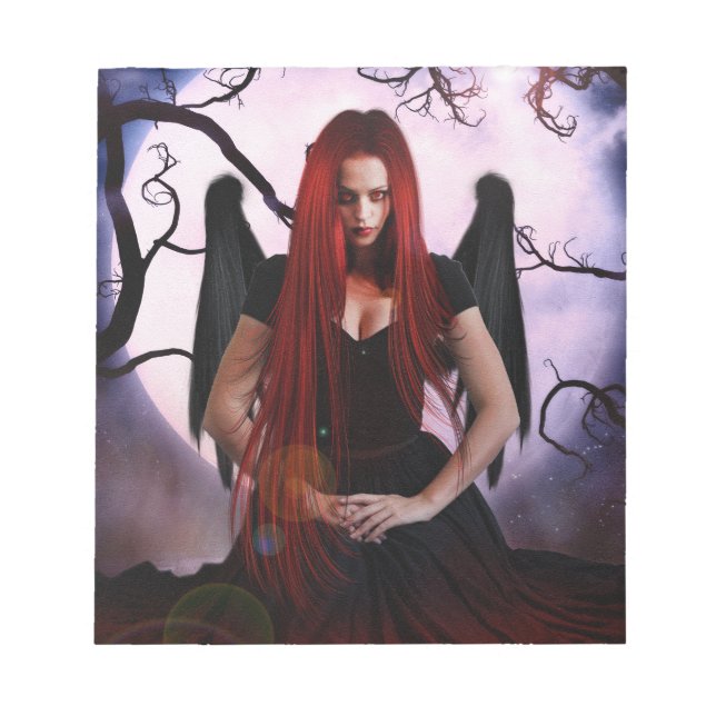 Bloc-note Demon Femme De La Nuit (Devant)