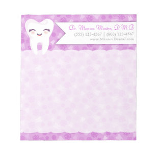 Bloc-note Dent mignonne - bloc - notes fait sur commande
