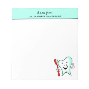 Bloc-note Dental Care Happy Tooth
