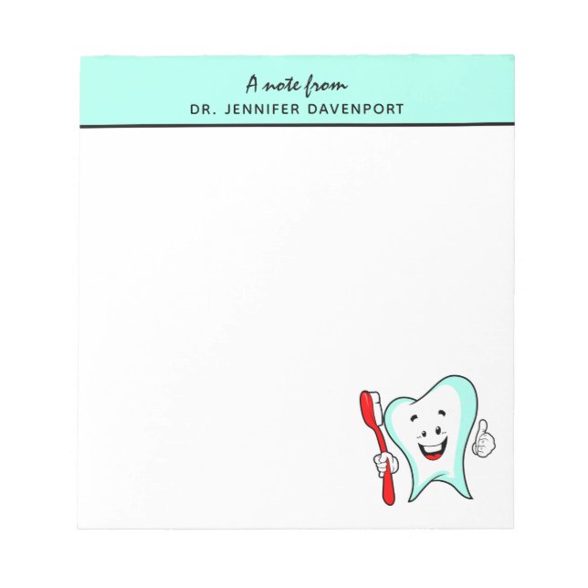 Bloc-note Dental Care Happy Tooth (Devant)
