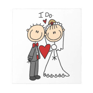 Bloc-note Des couples de mariage je fais le T-shirts et les