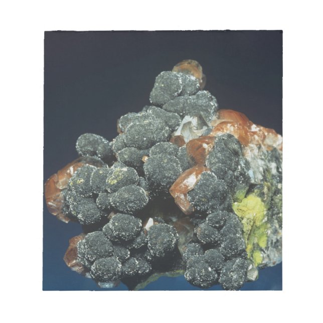 Bloc-note Descloizite sur Calcite (Devant)