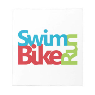 Bloc-note Design de triathlon cool