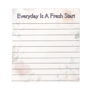 Bloc-note Design floral