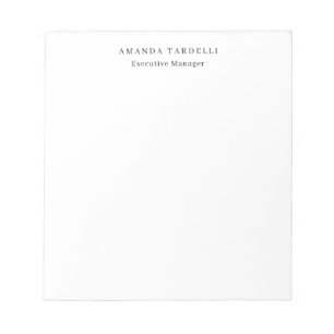 Bloc-note Design Minimaliste Créatif Unique Moderne