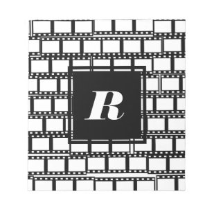 Bloc-note Design Monogramme noir et blanc pour les amateurs