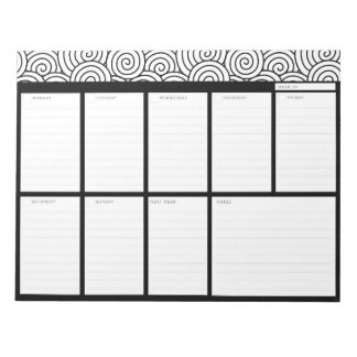 Bloc-note Deskpad Organisateur de wirls