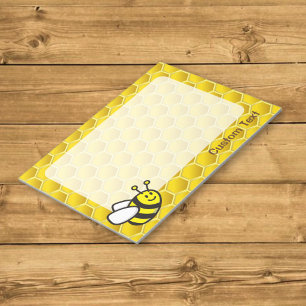 Bloc-note Dessin animé d'abeille à miel