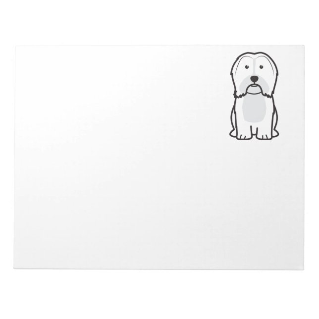 Bloc-note Dessin animé de chien havanais (Devant)