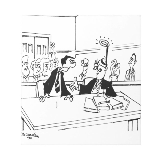 Bloc-note Dessin d'avocat 5299 (Devant)