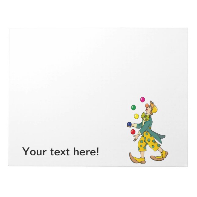 Bloc-note Dessin de clown (Devant)