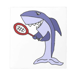 Bloc-note Dessin de tennis de requin
