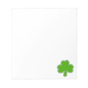 Bloc-note Dessin Shamrock De Saint Patrick