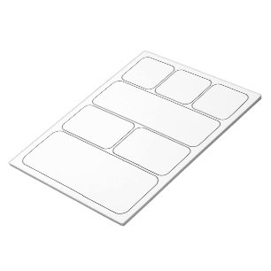 Bloc-note Dessinez vos propres bandes dessinées - Modèles de