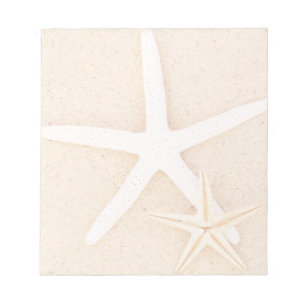 Bloc-note Deux étoiles de mer sur la plage