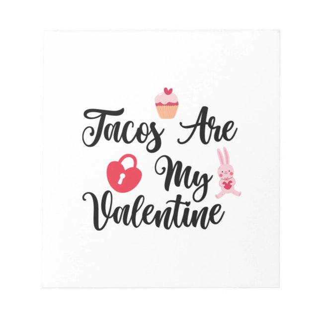 Bloc-note Deux Tacos Cadeaux Sont Mon Valentin (Devant)