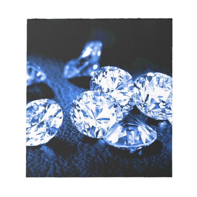 Bloc-note Diamants bleus (Devant)