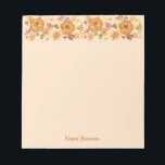 Bloc-note Dîner Citrouille Thanksgiving<br><div class="desc">Fait pour vous !</div>