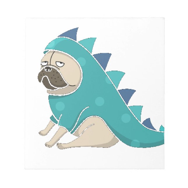 Bloc-note dinopug (Devant)