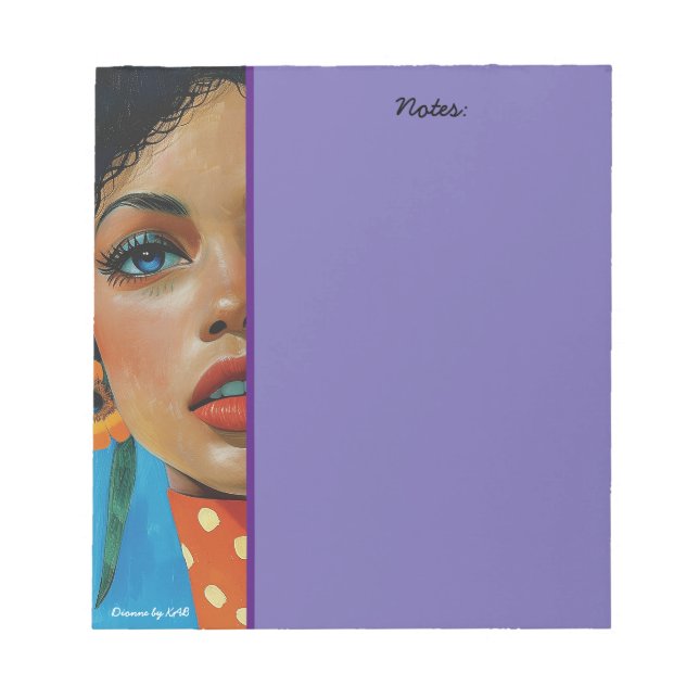 Bloc-note Dionne par KAB (Devant)