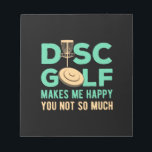 Bloc-note Disc Golf Makes Me Happy<br><div class="desc">Disc Golf Makes Me Happy</div>