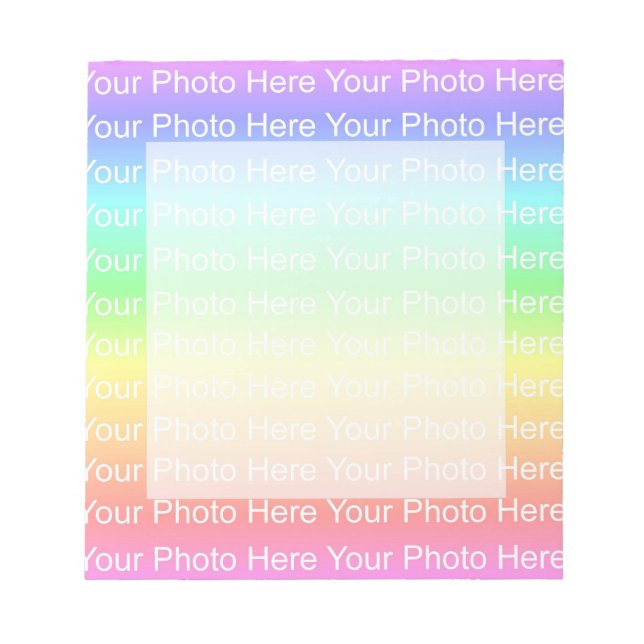 Bloc-note do-it-yourself Modèle photo (Devant)