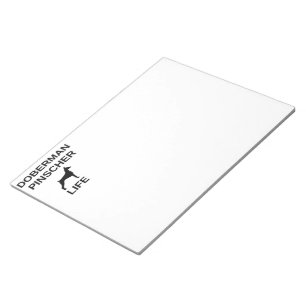 Bloc-note doberman pinscher